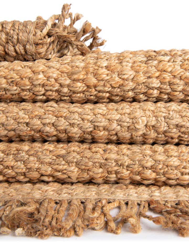 2' 7 x 12' Hand Woven Chunky Jute Runner Rug