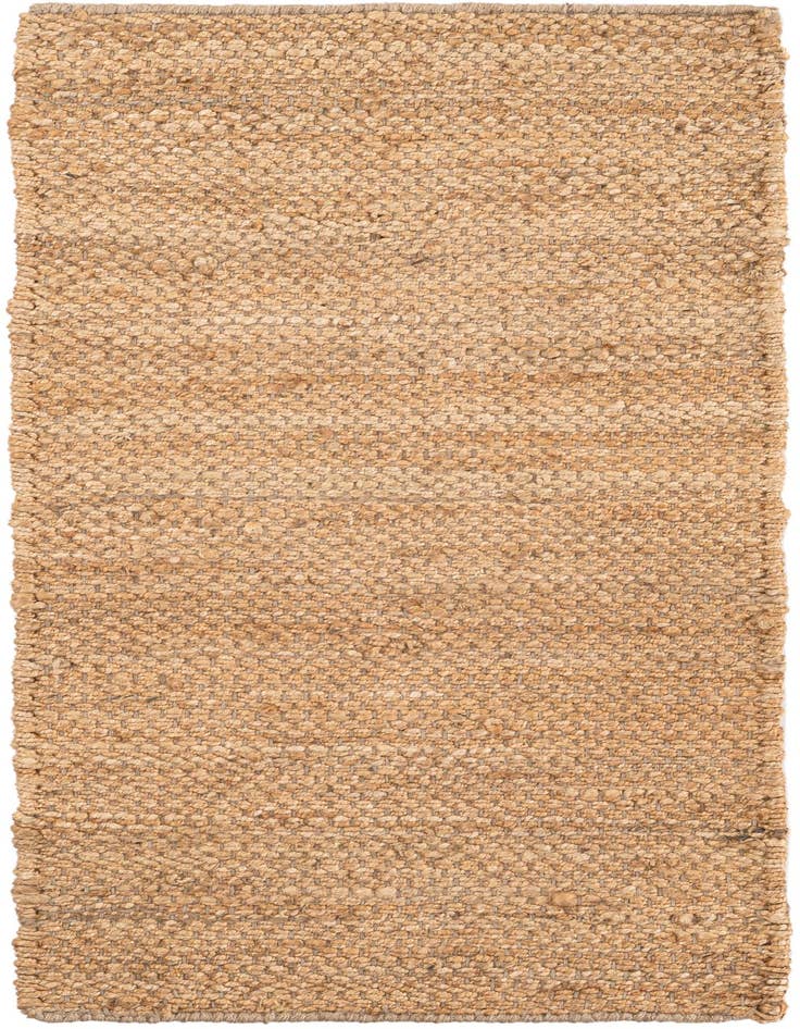 Detail image of 2' x 4' 1 Hand Woven Chunky Jute Runner Rug