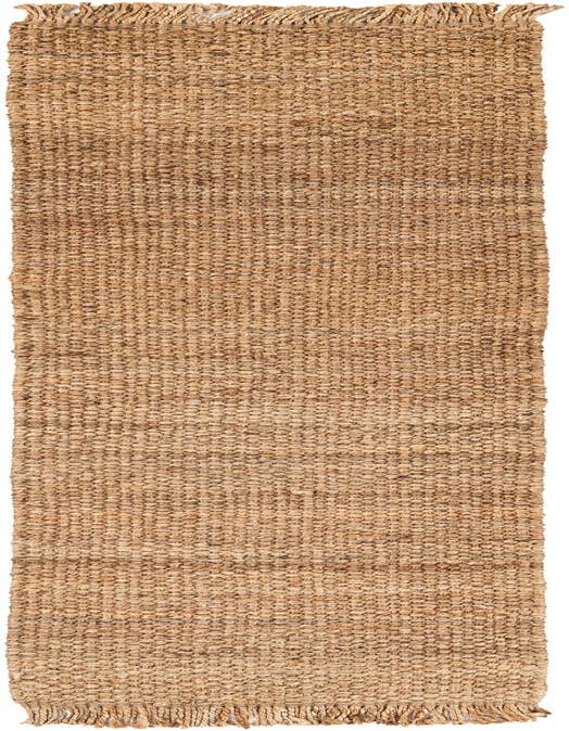 Detail image of 2' 7 x 10' Hand Woven Chunky Jute Runner Rug