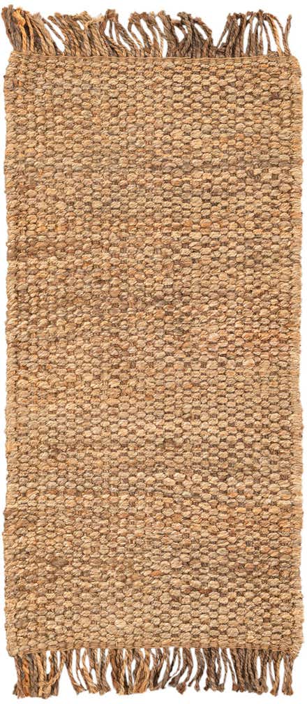 2' x 4' 1 Hand Woven Chunky Jute Runner Rug