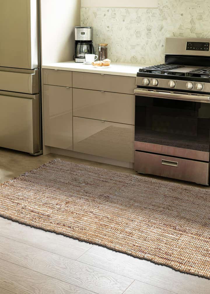 2' x 5' 1 Hand Woven Chunky Jute Runner Rug