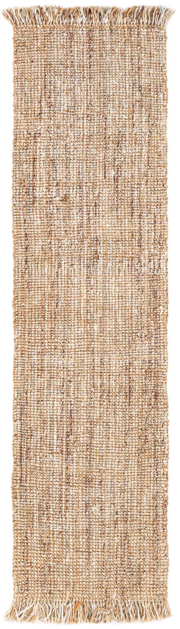 2' 7 x 10' Hand Woven Chunky Jute Runner Rug