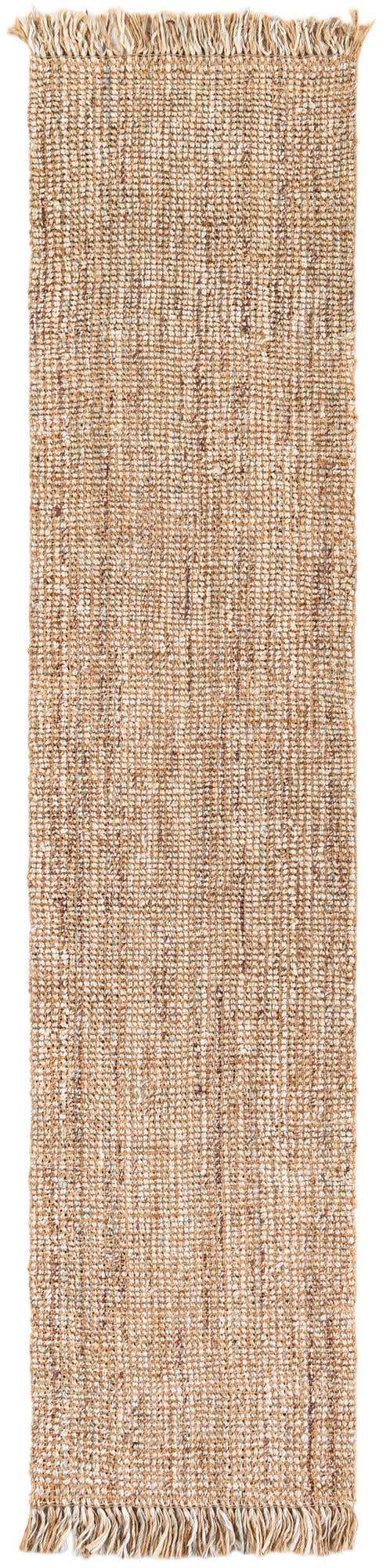 2' 7 x 12' Hand Woven Chunky Jute Runner Rug