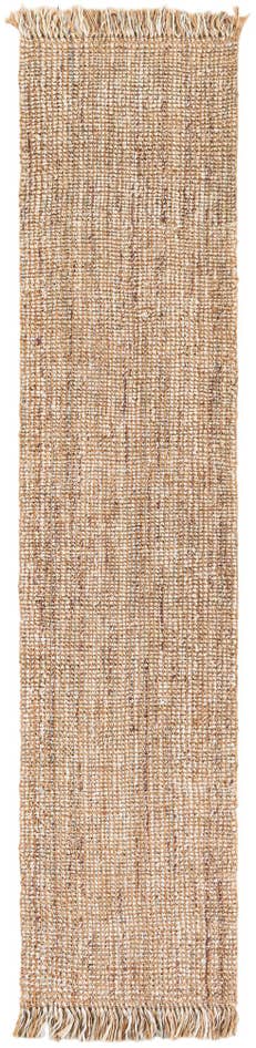 Detail image of 2' 7 x 12' Hand Woven Chunky Jute Runner Rug