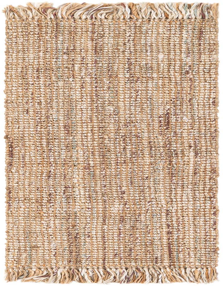 Detail image of 2' x 5' 1 Hand Woven Chunky Jute Runner Rug