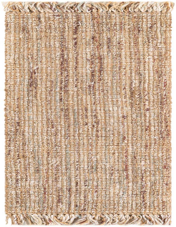 Detail image of 2' x 6' 1 Hand Woven Chunky Jute Runner Rug