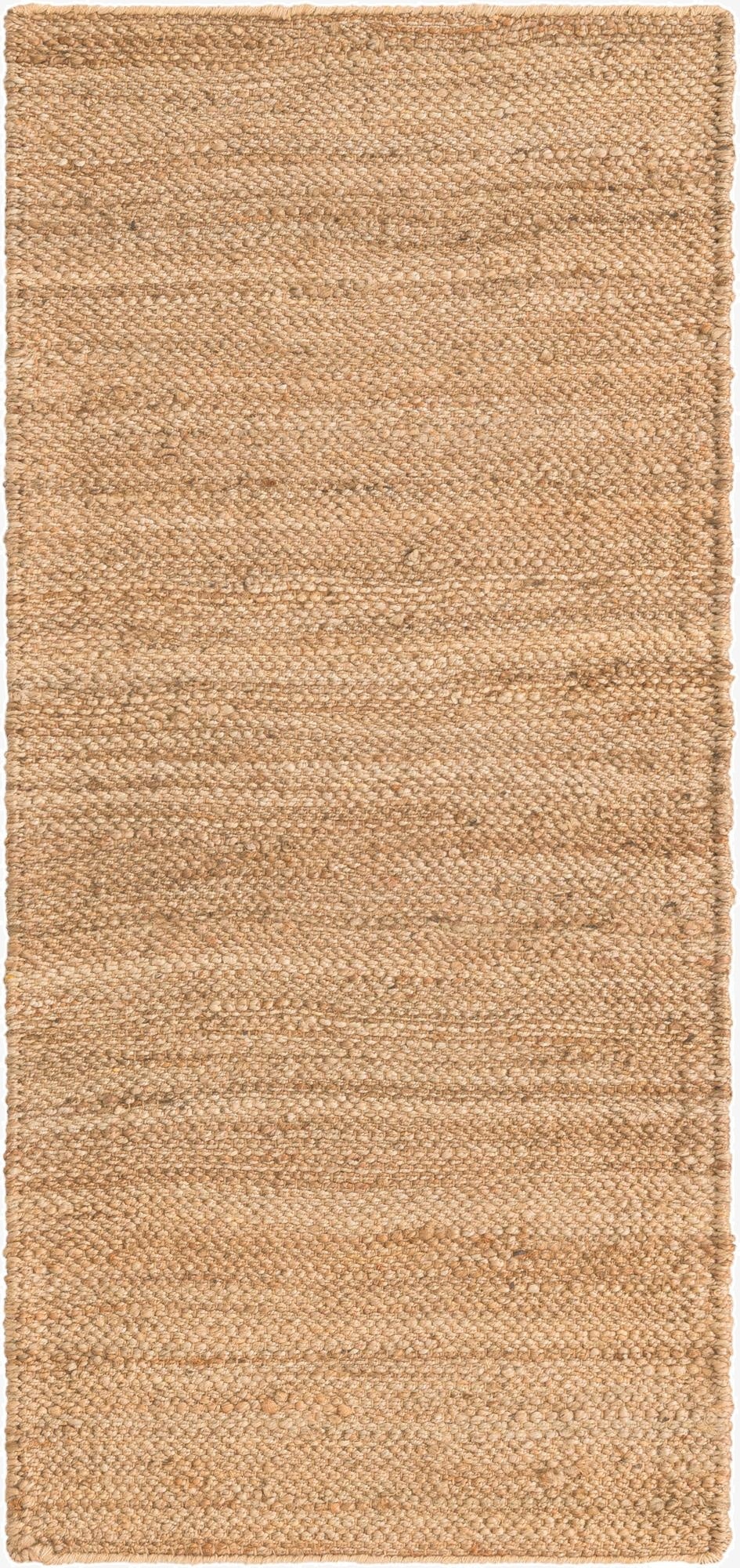 Primary image 2' 7 x 6' 1  Hand Woven Chunky Jute Runner Rug