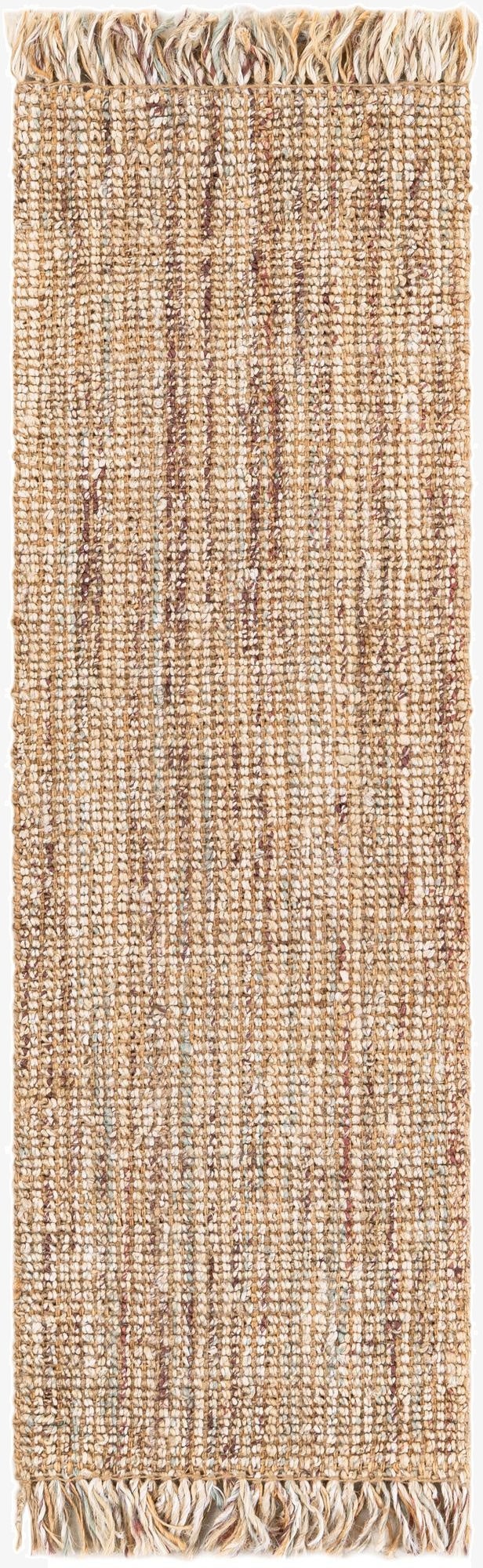 2' x 6' 1  Hand Woven Chunky Jute Runner Rug