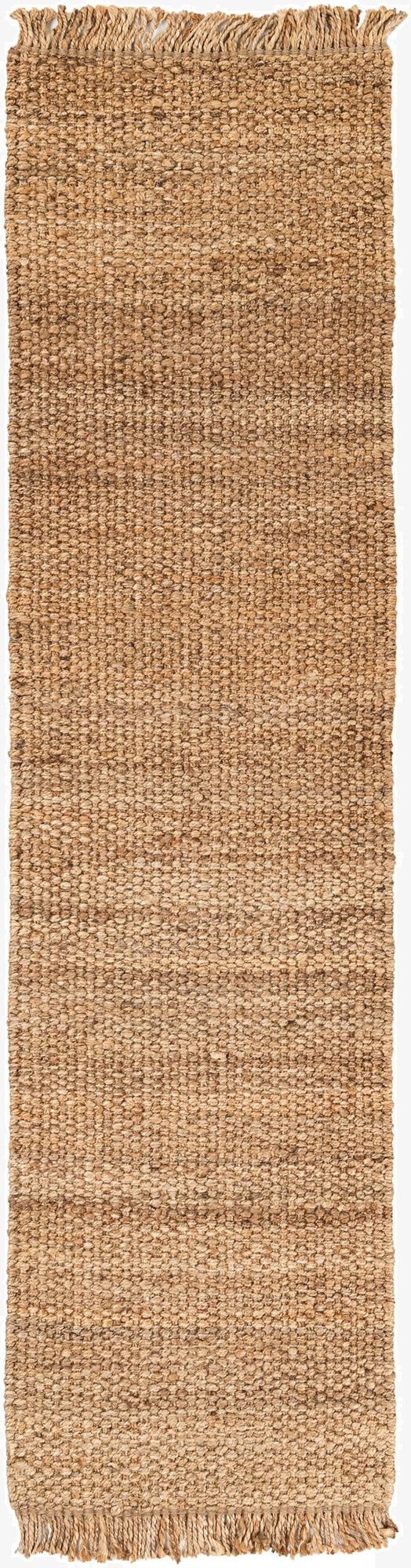 Primary image 2' 7 x 10'  Hand Woven Chunky Jute Runner Rug