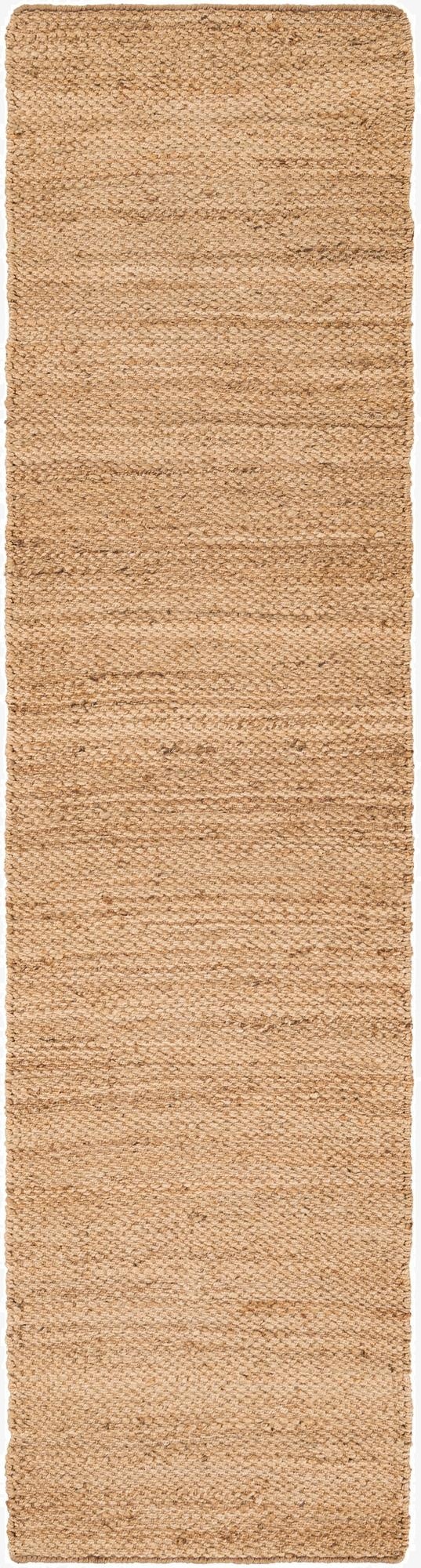 Primary image 2' 7 x 10'  Hand Woven Chunky Jute Runner Rug