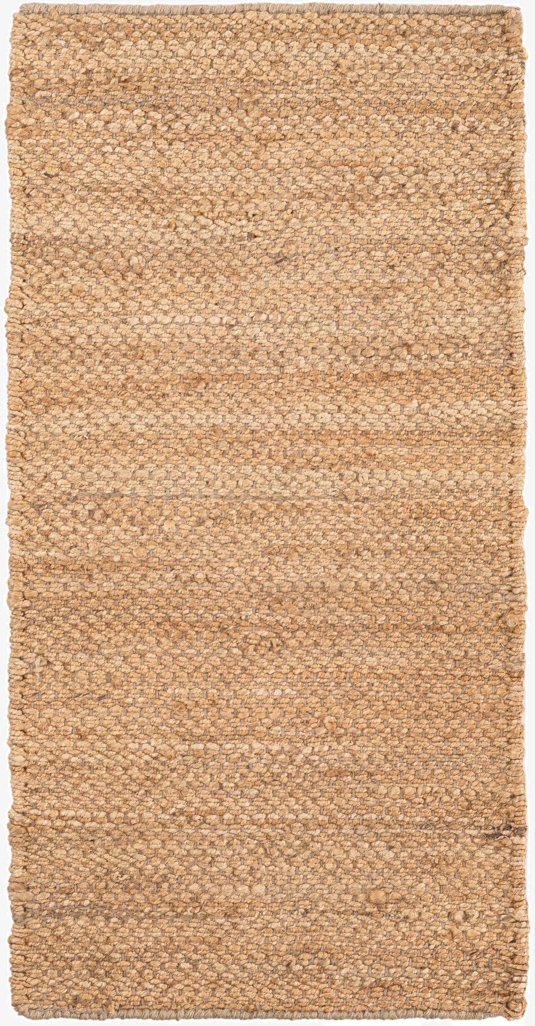 Primary image 2' x 4' 1  Hand Woven Chunky Jute Runner Rug