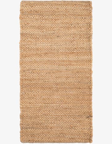 2' x 4' 1 Hand Woven Chunky Jute Runner Rug
