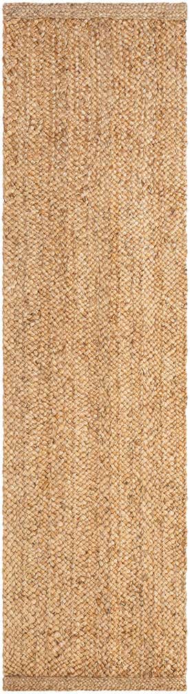 2' 7 x 10' Handmade Heirloom Braided Jute Runner Rug