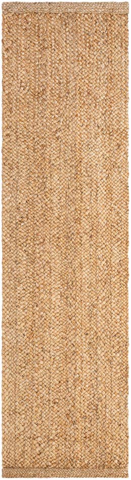 Detail image of 2' 7 x 10' Handmade Heirloom Braided Jute Runner Rug