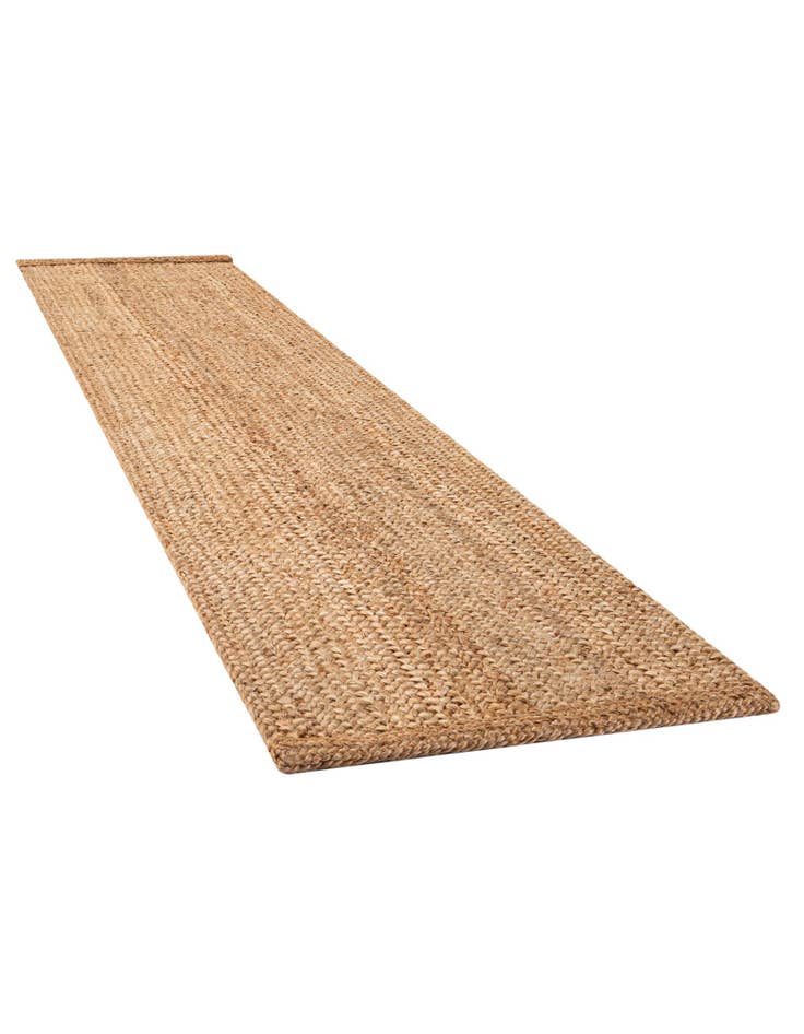 Detail image of 2' 7 x 12'  Hand Heirloom Braided Jute Runner Rug