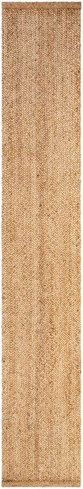 2' 7 x 16' 5 Handmade Heirloom Braided Jute Runner Rug