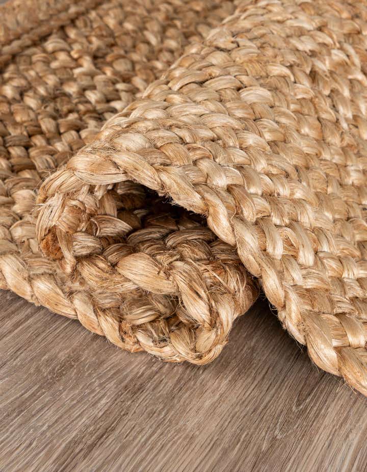 2' 7 x 12' Handmade Heirloom Braided Jute Runner Rug
