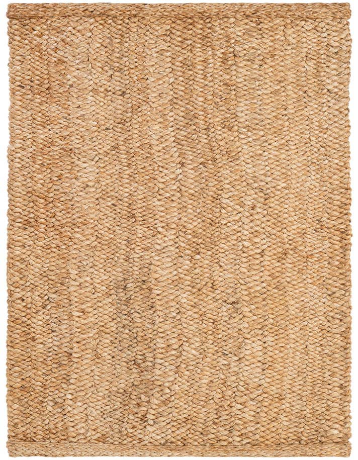 Detail image of 2' 7 x 8'  Hand Heirloom Braided Jute Runner Rug