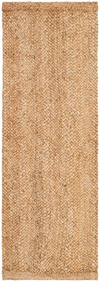 Detail image of 2' 7 x 8' Handmade Heirloom Braided Jute Runner Rug