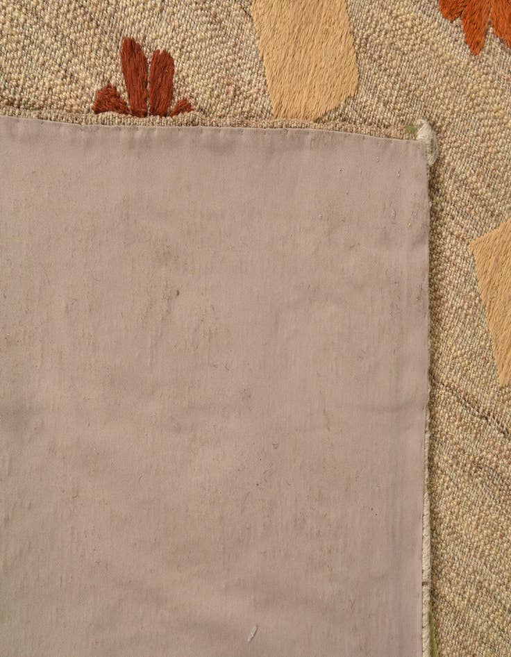 Detail image of 3' x 10' 4  Hand Woven Kilim Modern Wool Runner Rug