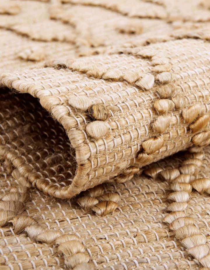 2' x 8' Hand Woven Larsa Jute Runner Rug