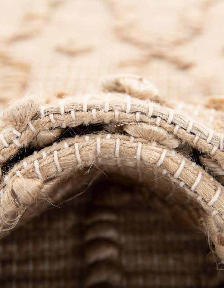 2' x 8' Hand Woven Larsa Jute Runner Rug