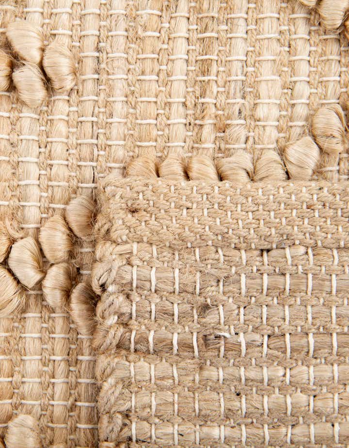 2' x 8' Hand Woven Larsa Jute Runner Rug