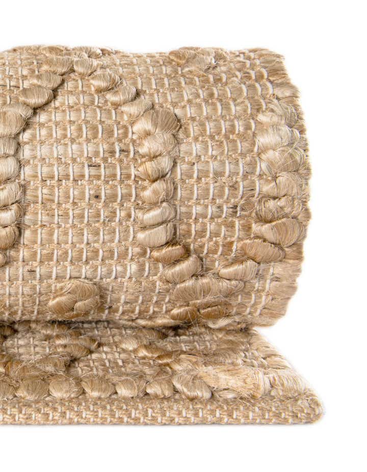 2' x 8' Hand Woven Larsa Jute Runner Rug