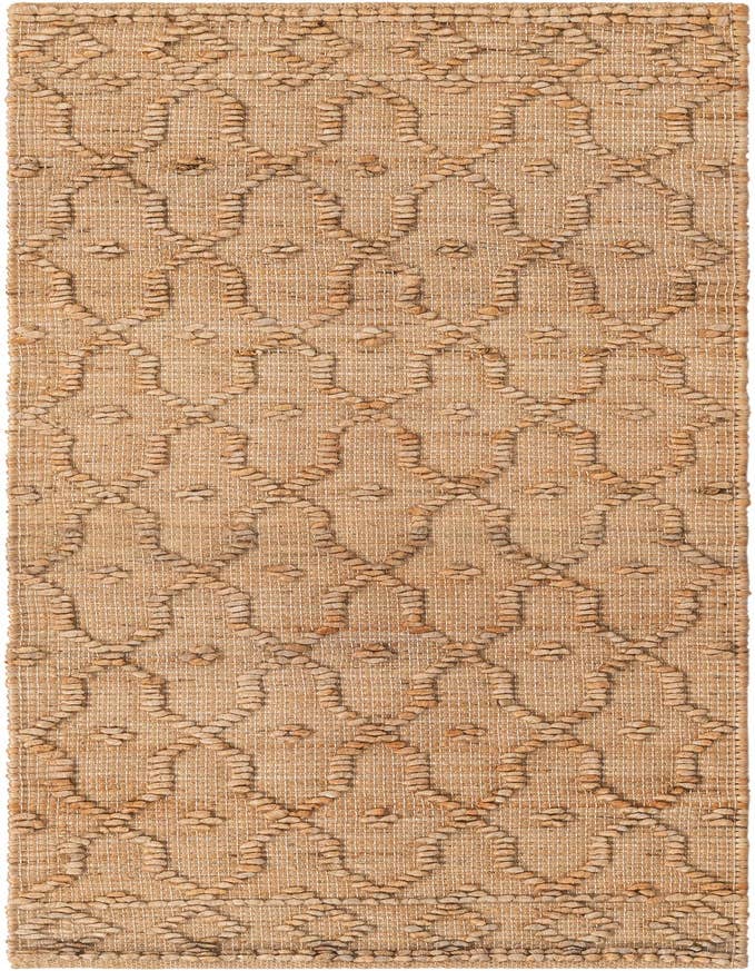 Detail image of 2' x 6' 1 Hand Woven Larsa Jute Runner Rug