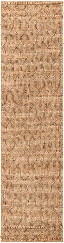 2' x 8' Hand Woven Larsa Jute Runner Rug
