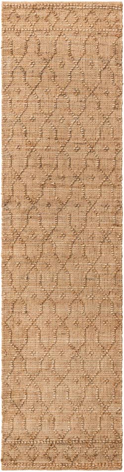 Detail image of 2' x 8' Hand Woven Larsa Jute Runner Rug