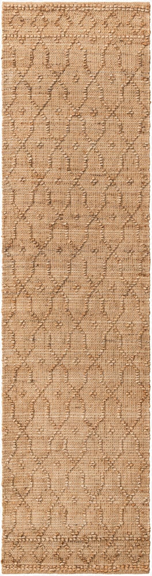 2' x 8'  Hand Woven Larsa Jute Runner Rug