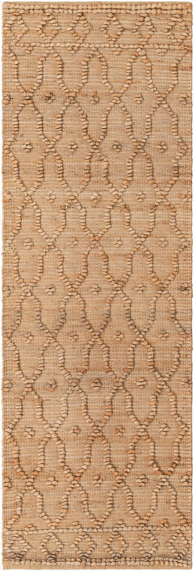 2' x 6' 1  Hand Woven Larsa Jute Runner Rug