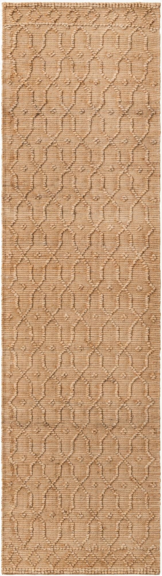 Primary image 80cm x 300cm  Hand Woven Larsa Jute Runner Rug