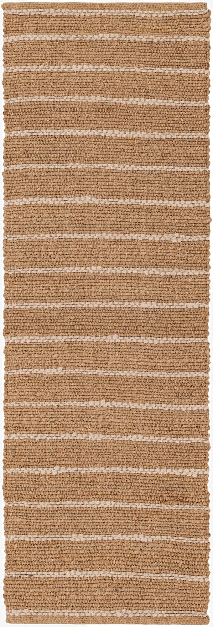 2' x 6' 1  Hand Braided Laurel Handwoven Jute Runner Rug