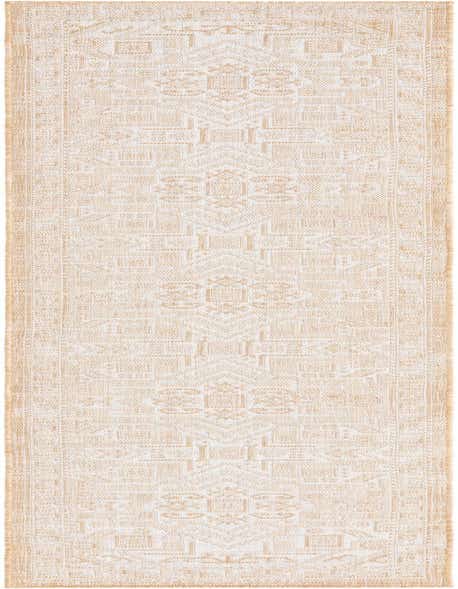 2' 7 x 12' Easy-Clean Aztec Indoor / Outdoor Runner Rug