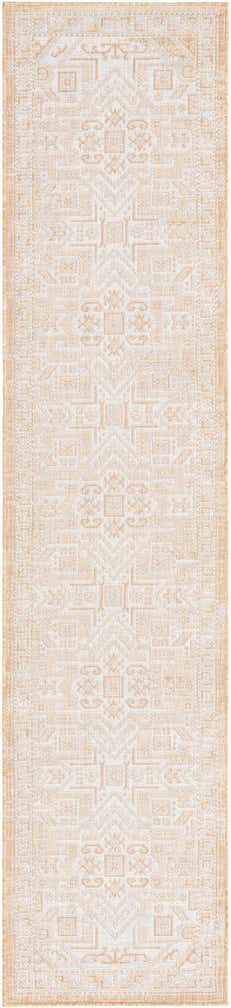 2' 7 x 12' Easy-Clean Aztec Indoor / Outdoor Runner Rug