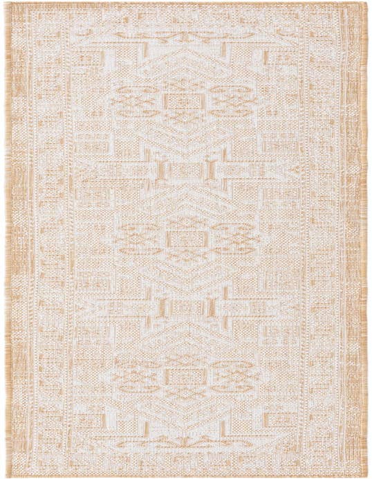 Detail image of 2' x 8' Easy-Clean Aztec Indoor / Outdoor Runner Rug