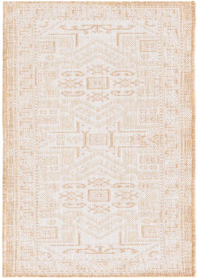2' x 6' Easy-Clean Aztec Indoor / Outdoor Runner Rug
