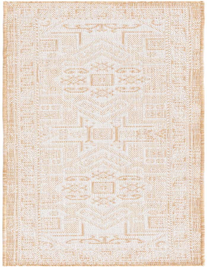 2' x 6' Easy-Clean Aztec Indoor / Outdoor Runner Rug