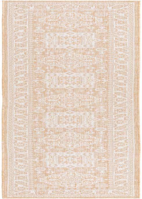 2' 7 x 12' Easy-Clean Aztec Indoor / Outdoor Runner Rug