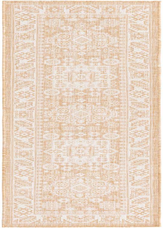 2' x 8' Easy-Clean Aztec Indoor / Outdoor Runner Rug