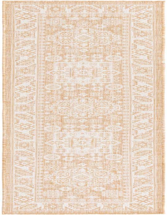 2' x 8' Easy-Clean Aztec Indoor / Outdoor Runner Rug
