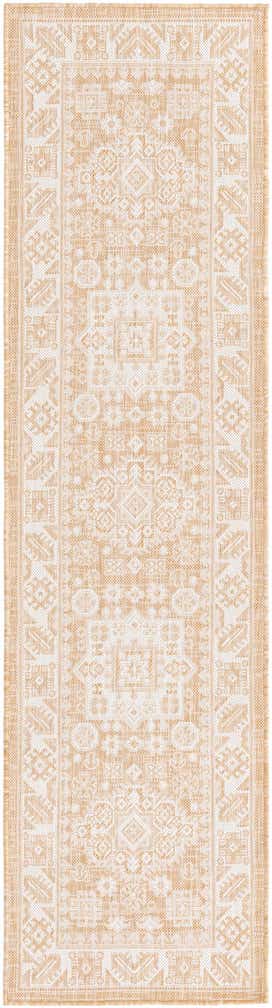2' x 8' Easy-Clean Aztec Indoor / Outdoor Runner Rug