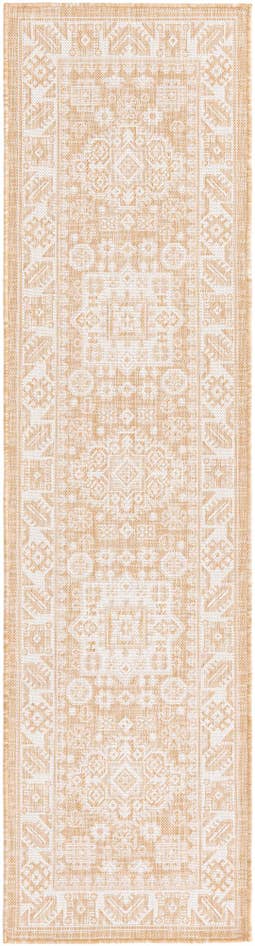 Detail image of 2' x 8' Easy-Clean Aztec Indoor / Outdoor Runner Rug