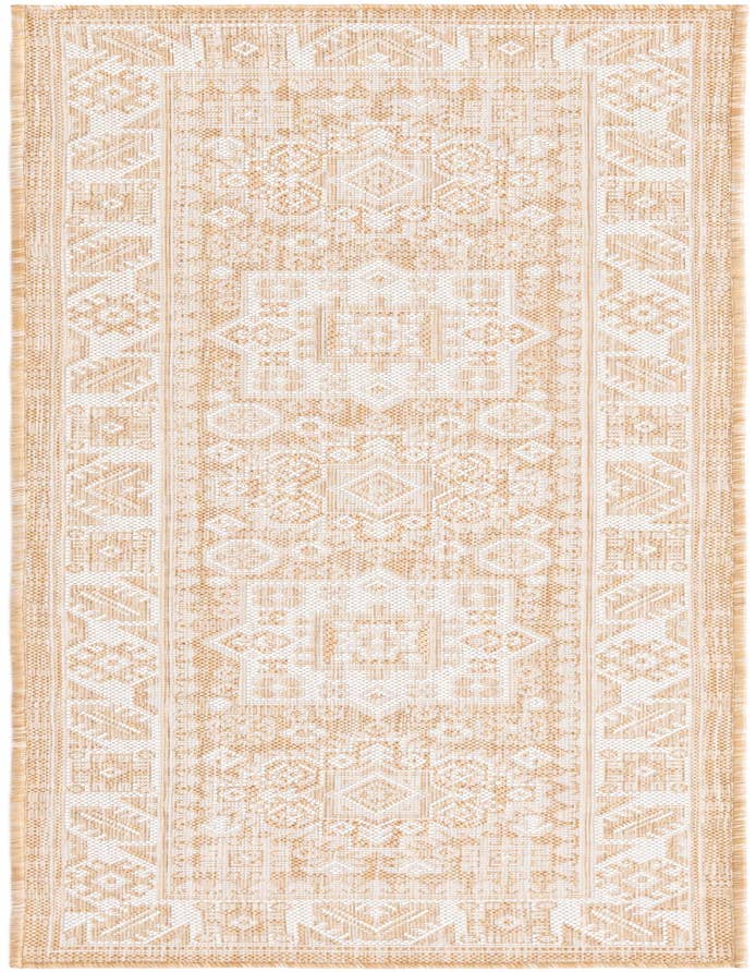 Detail image of 2' x 6' Easy-Clean Aztec Indoor / Outdoor Runner Rug
