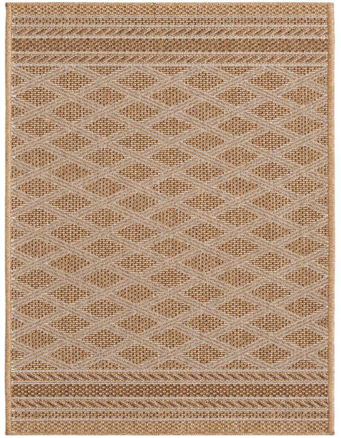 2' x 6' 1 Easy-Clean Lattice Indoor / Outdoor Runner Rug