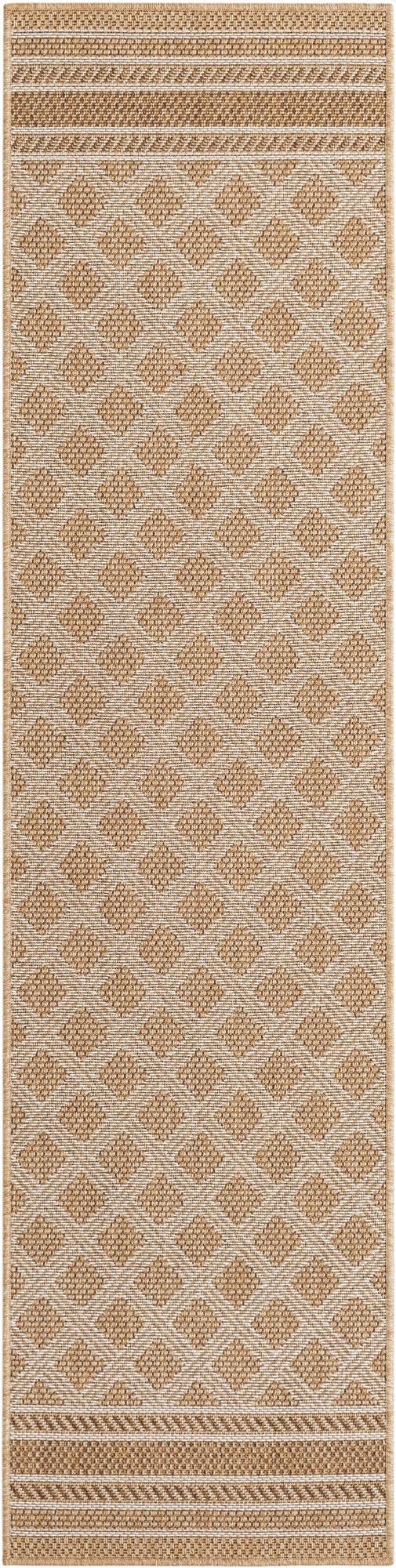 2' x 8' Washable Lattice Indoor / Outdoor Runner Rug