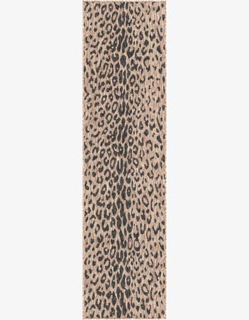 Natural Easy-Clean Safari Indoor / Outdoor Runner Rug