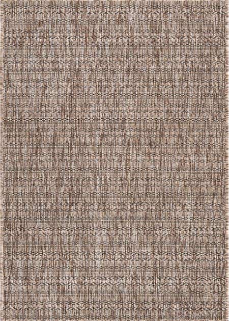 2' 7 x 12' Easy-Clean Striped Indoor / Outdoor Runner Rug